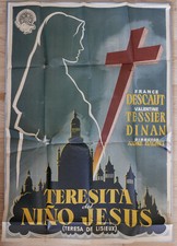 PROCÈS AU VATICAN RARE movie poster Spanish 1950s TO RESTORE CATHOLIC CHURCH