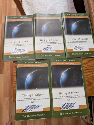 The Great Courses DVD Learning Books The Joy of Science 1- 5