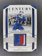 2023 National Treasures Stefon Diggs Century Materials Patch Gold /49 Bills