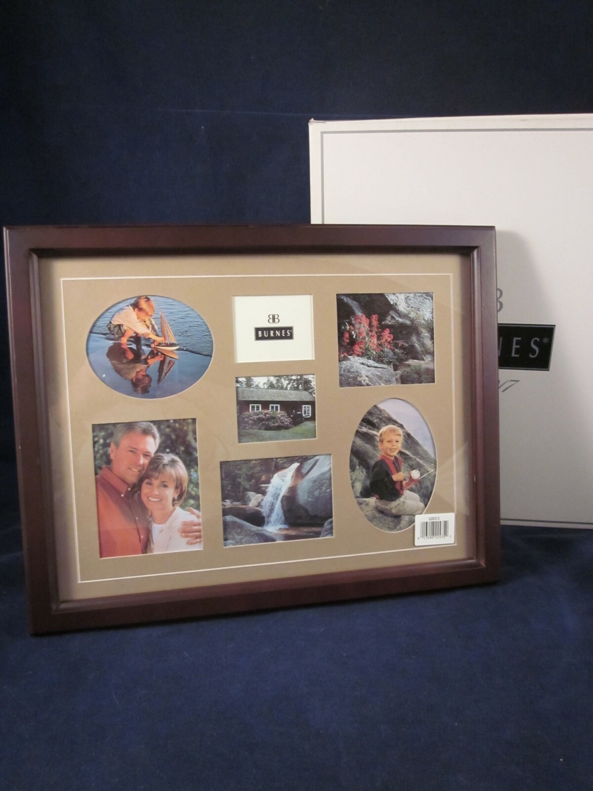 BURNES of BOSTON Picture Frame 626313 10" x 13" Collage 7 pic VINTAGE ...