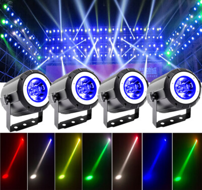 4X RGBW 12LED Spot Beam Strahl Marquee Effect Licht Bar DMX DJ Party Ostern