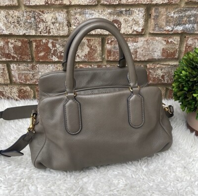 MARC By MARC JACOBS Classic Q Baby Groovee Gray Taupe Nude Satchel