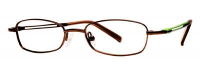 Calabria Viv Kids 107 Multi-Focus Lens Blue Light Reading Glasses in Brown 43mm