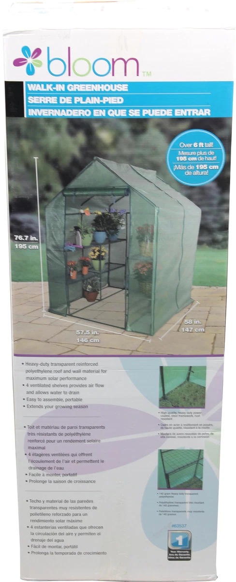Bloom Walk-In Greenhouse, No. 63537, by Bond Manufacturing Company | eBay