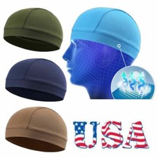 Summer Men Woman Skull Cap Quick Dry Beanie Hat Great Cycling Dome Caps