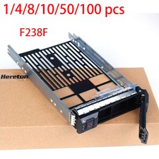 Lot 1-100 F238F/KG1CH 3.5" HDD Drive Caddy Tray For Del PowerEdge R710 R720 R730