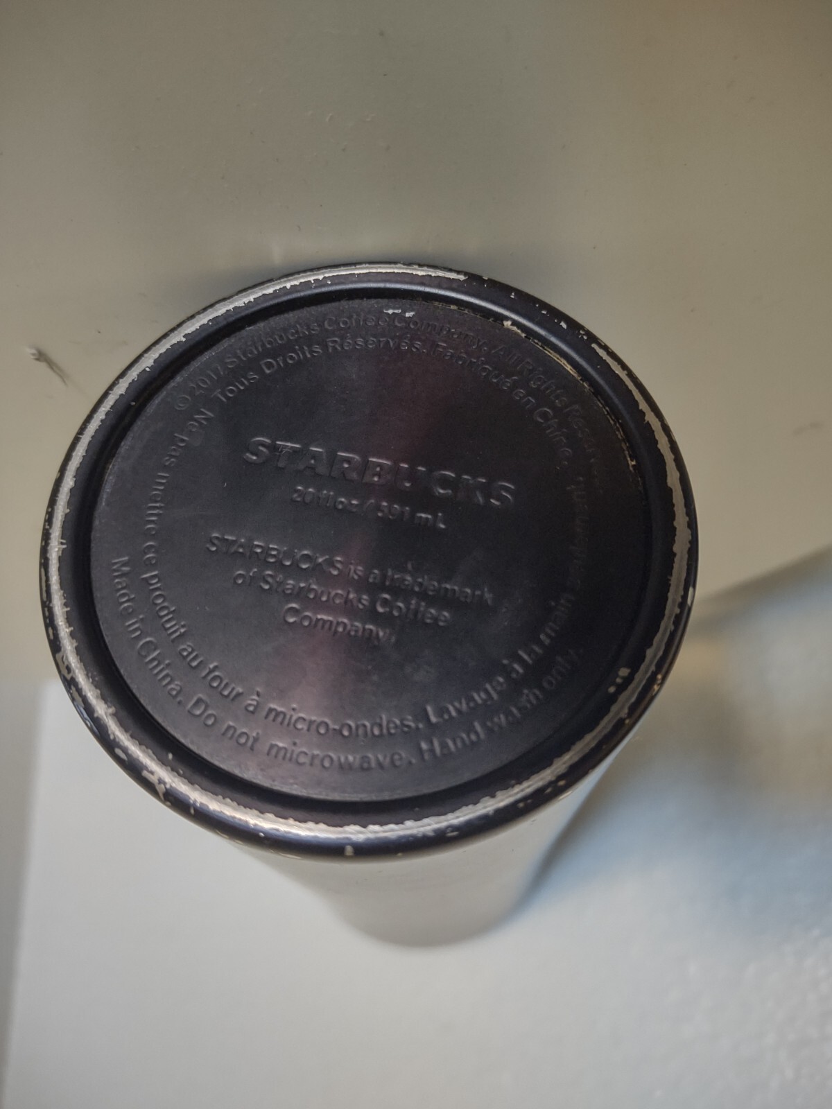 Starbucks 2017 Stainless Steel 20 Oz Venti Tumbler Black Matte Travel Mug eBay