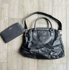 Jewell Thirty One Couture Gray Faux Snakeskin Purse And Benjamins Wallet