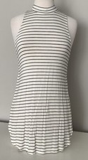 Solemio Los Angeles Jersey Knit Top Open Back & Sides Made in the USA Size S