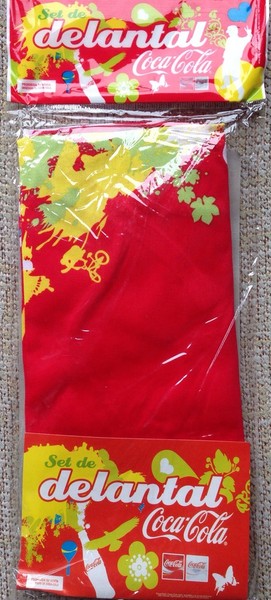 COCA COLA DELANTAL APRON NUEVO PRECINTADO