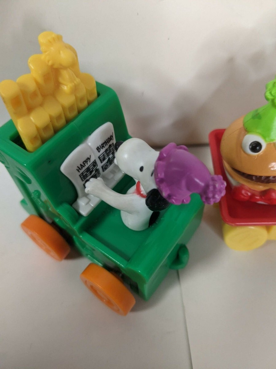 Vintage Lot of 5 McDonalds Happy Meal Toys Steak, Sandwhich