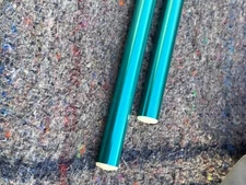 Lovesac Sactional Storage Poles Turquiose Painted Aluminum ( 2 pack )