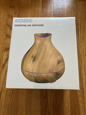 Essential Oil Diffuser Aromatherapy Ultrasonic Humidifier BZSEED NIB Pls Read