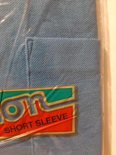 Vintage Kmart Gr.M Strick Polo Shirt Action Kurzarm mit Tasche Neu in Verpackung Neu aus altem Lagerbestand - Bild 7 von 7