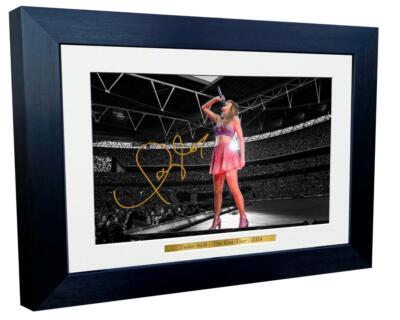 12x8 A4 Signed Swift The Eras Tour 2024 Autograph Photo Picture Frame Poster