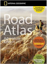 National Geographic Road Atlas Adventure Edition | Detailed Maps for Cycling &