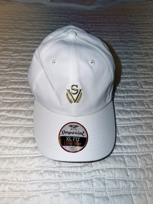Sage Valley Golf Imperial XL White Baseball Cap Hat, UPF 50+ UV Protection