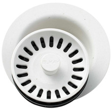 Elkay Lkqd35Rt Polymer Disposer Flange Removable Basket Strainer And Rubber