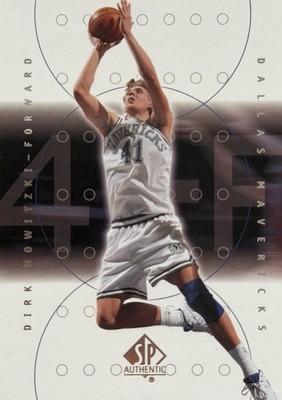 2000-01 Upper Deck SP Authentic DIRK NOWITZKI Dallas Mavericks 