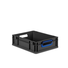 aidB Eurobox NextGen 2.0 Cycle-Griffe offen-Blau-400x300x120mm - 1 St&uuml;ck