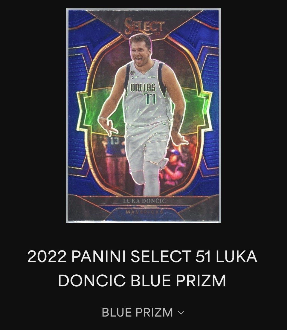 2022 POP 23⭐️LUKA DONCIC #51🏀PANINI SELECT BLUE PRIZM⭐️PSA 10⭐️DALLAS MAVS view 5