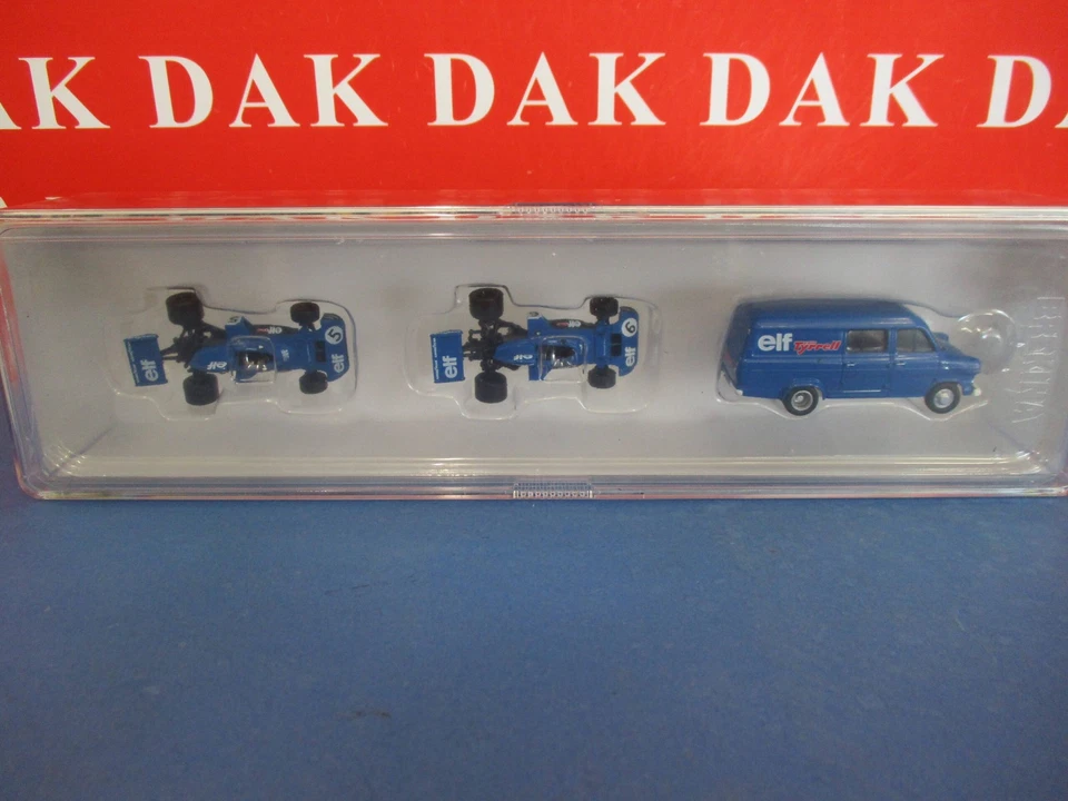 1/87 Set Modellini F1 Tyrrell 006 ( 2 Auto ) + Ford Transit 1973 by Brekina - Immagine 4 di 4