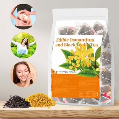 Edible Osmanthus Black Teaby Tea Light Refreshing Refreshing Cleansing 30 Packs