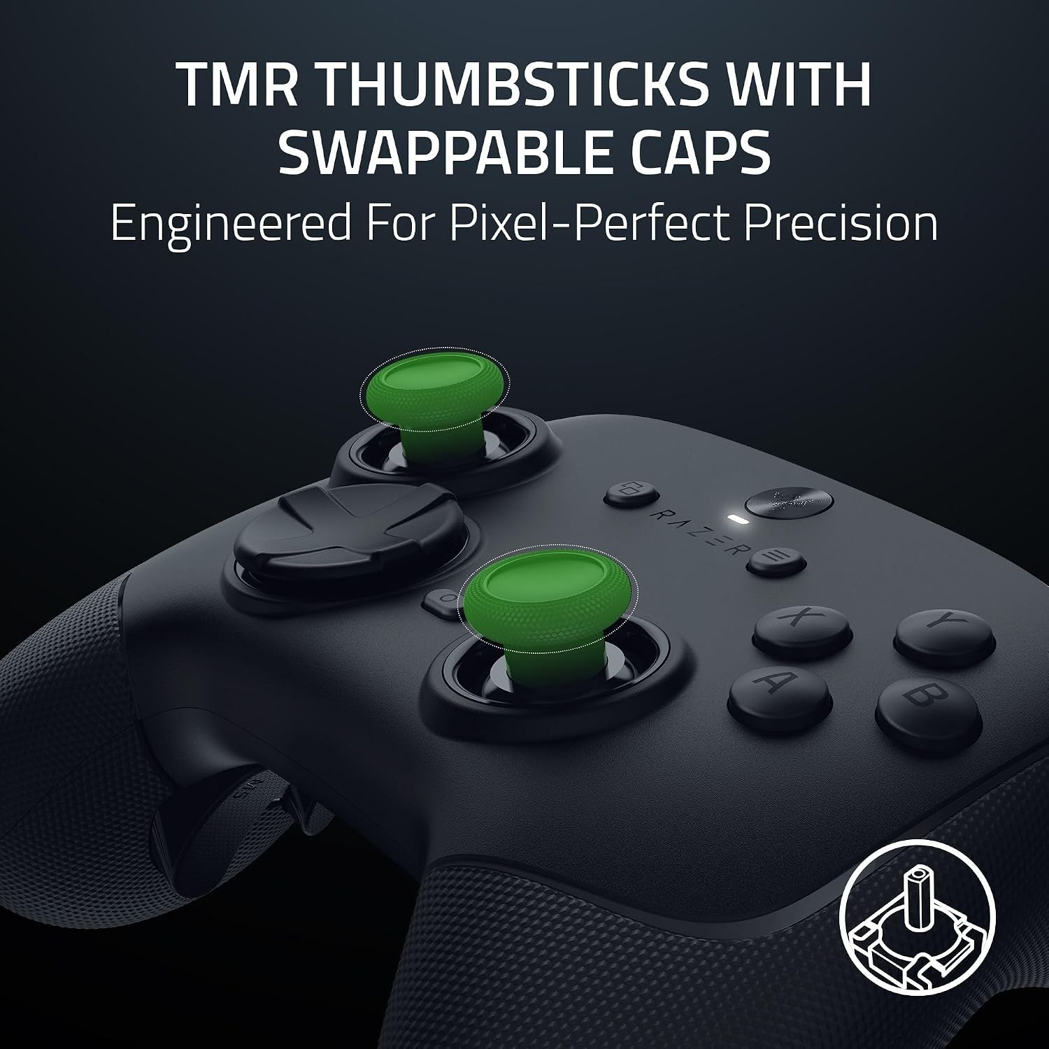 Control inalámbrico Razer Wolverine V3 Pro 8K para PC refabricado certificado, imagen 3