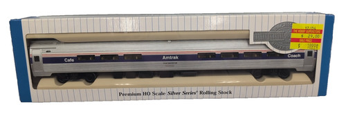 Bachmann Silver 13112 HO 85' Amfleet vagón de tren de pasajeros fase I VI Amtrak Café | Condition: Used