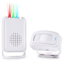 Indoor PIR Motion Sensor Alarm Chime Mode Vibration Mute Mode DIY Pairing Easy