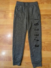 Nike Air Jordan Youth Boys Joggers / Sweatpants Youth Size S Grey Heather