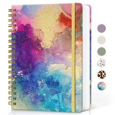 Spiral Graph Paper Notebook Journal for Work, 300 Pages, Thick B5 7.1"x10" ...
