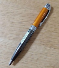 Zebra Fortia Ballpoint Pen Shiny Orange Retractable Limited Discontinued