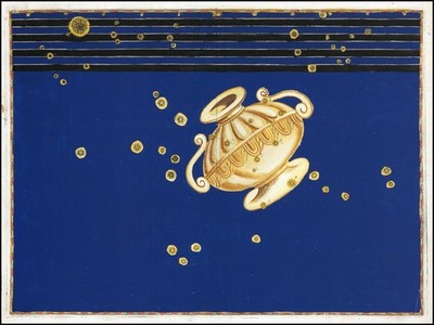 Crater The Cup 1603 Johann Bayer Uranometria Star Map Celestial Chart Art