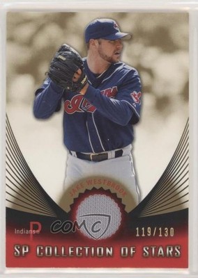 2005 Upper Deck SP Collection of Stars Materials /130 Jake Westbrook #CS-JW x5u