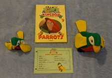 My Animal Kingdom Parrots Dad, baby, book & Birth certificate with tags.