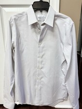 Calvin Klein Infinite Non-Iron 15 Medium 34/35 Men's Dress Shirt