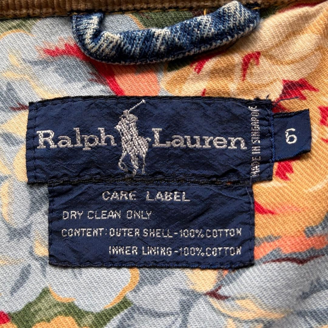 Ralph Lauren Vintage Denim Jacket L Indigo Blue Cotton 80s-90s Rare Condition image 10