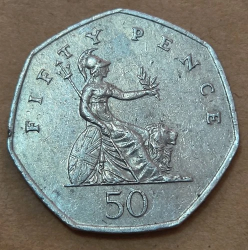 2003 UK 50 Pence — photo from the most recent tracked eBay sale
