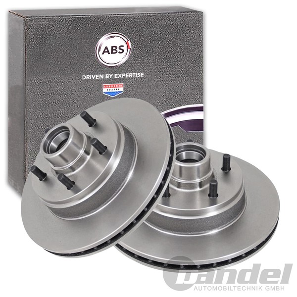 2X A.B.S. Bremsscheiben 301Mm Vorne Passend FüR Cadillac Deville Fleetwood-image