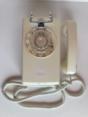Western Electric Bell System - Vintage 554BMP 80 s Rotary Wall Phone