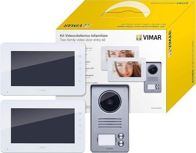 Vimar K40931 Kit videocitofonico da parete con: 2 videocitofoni vivavoce a color