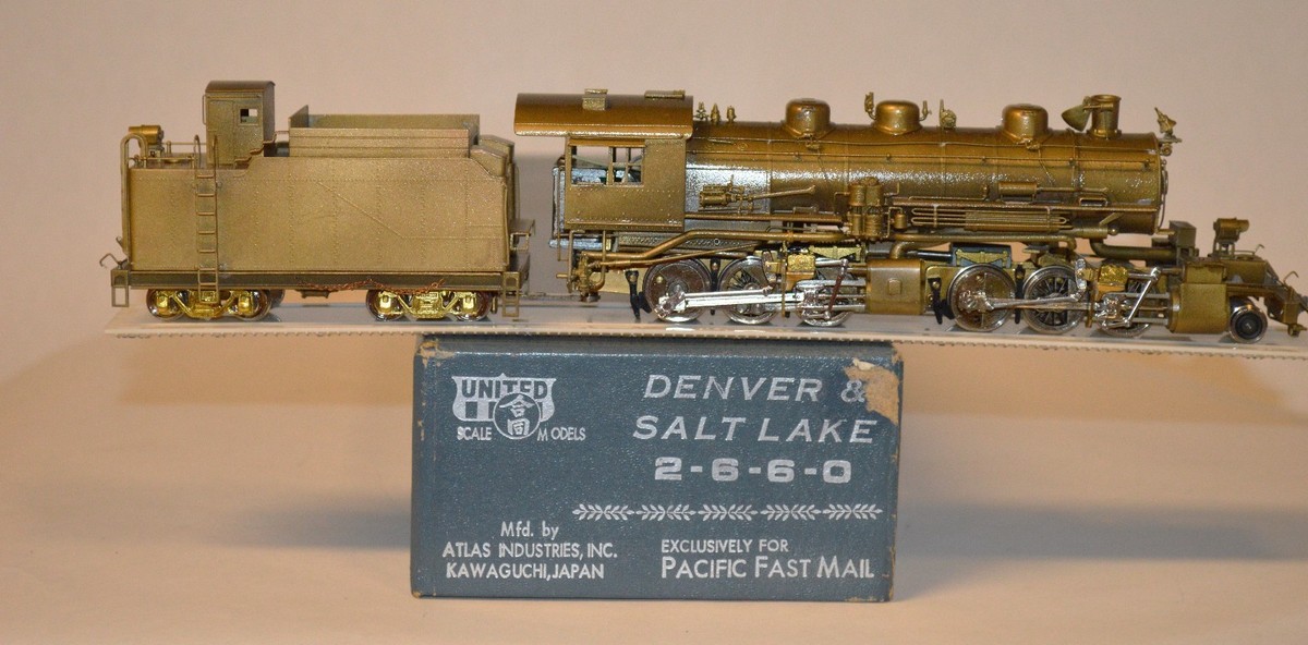 HO Brass Denver & Salt Lake D&SL 2-6-6-0 PFM 1970