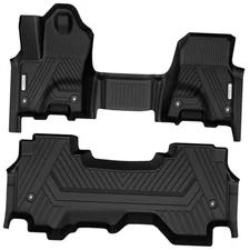  Floor Mats Fits for 2025 Ram 1500 Quad Cab Bench Seat 2025 RAM 1500/Quad Cab