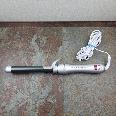 Beachwaver Pro Rotating Salon Ceramic Curling Iron 1  Beach Waves Curls READ
