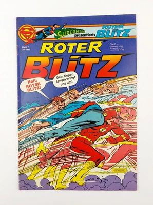 Rarität - Ehapa Comic Superman präsentiert: Roter Blitz Nr 7 /1983 (mit SE) Z1-2 - Bild 1 von 4