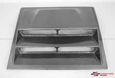 Carbon Fiber Hood Scoop With Black Aluminum Mesh For Hummer H1 1992-2006 Carbon Fiber Hood Scoop With Black Aluminum Mesh For Hummer H1 1992-2006
