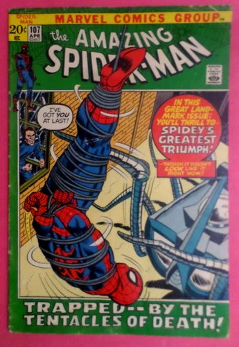 Amazing Spider-man  107  Bronze Age  1972 Spider Slayer VG