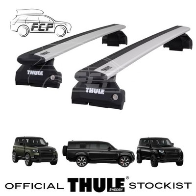 Thule WingBar Evo Silver Roof Bars fit Land Rover Defender 90/110/130 20-25