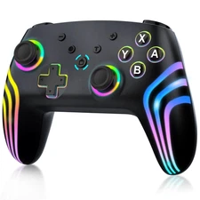 Wireless Pro Controller for Switch/Switch 2/Lite/Oled/Pc, Gamepad with 7 Color-C